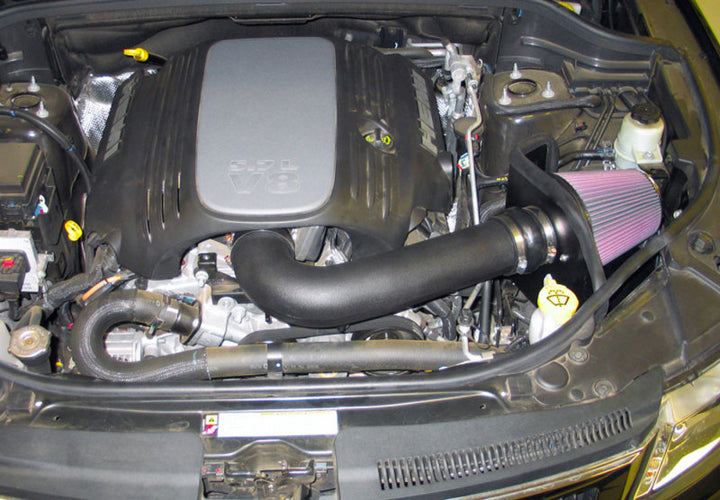 K&N 11-14 Jeep Grand Cherokee 5.7L V8 Performance Intake Kit - Bull Strap
