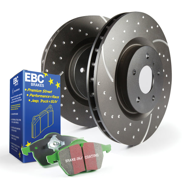 EBC S3 Kits Greenstuff Pads and GD Rotors - Bull Strap