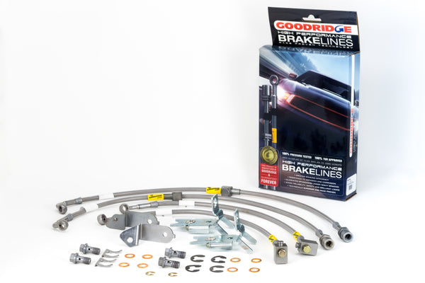 Goodridge 08-11 Dodge Challenger / 06-11 Charger / 05-08 Magnum SE Brake Lines - Bull Strap