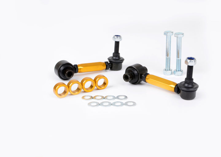 Whiteline 08-13 Subaru Forester SH Rear Sway Bar Link Assembly - Pair - Bull Strap