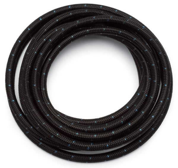 Russell Performance -6 AN ProClassic Black Hose (Pre-Packaged 20 Foot Roll) - Bull Strap