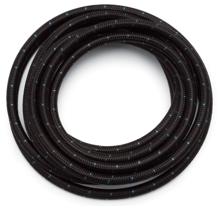 Russell Performance -6 AN ProClassic Black Hose (Pre-Packaged 20 Foot Roll) - Bull Strap