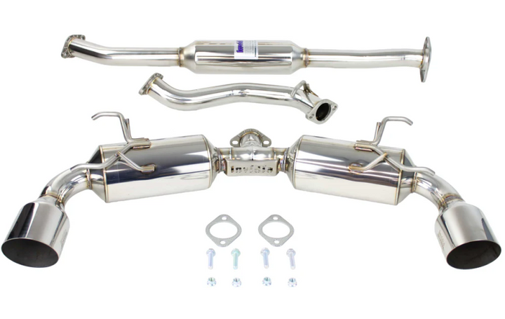 Invidia 12+ Subaru BRZ / Toyota 86 N2 60mm Single Layer Stainless Steel Tips Cat-Back Exhaust - Bull Strap