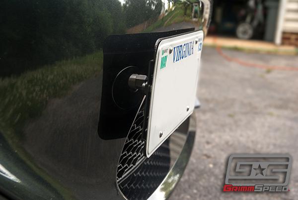 GrimmSpeed 10+ Subaru Legacy/Outback / 13+ Subaru BRZ/13+ Scion FR-S License Plate Relocation Kit - Bull Strap