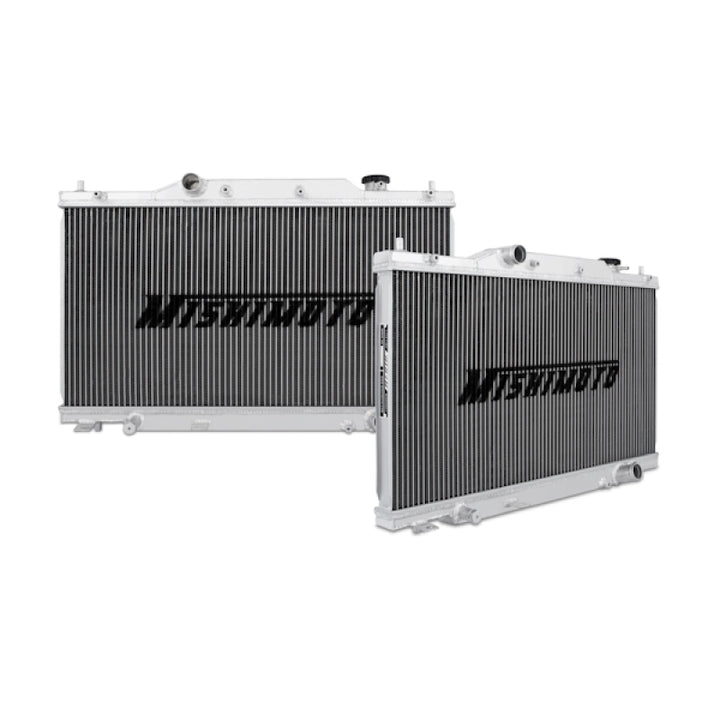 Mishimoto 02-05 Honda Civic SI Manual Aluminum Radiator - Bull Strap
