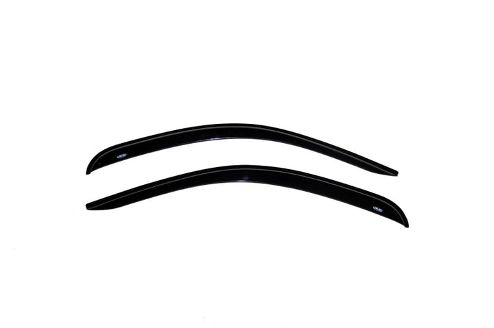 AVS 07-13 Chevy Silverado 1500 Standard Cab Ventvisor Outside Mount Window Deflectors 2pc - Smoke - Bull Strap