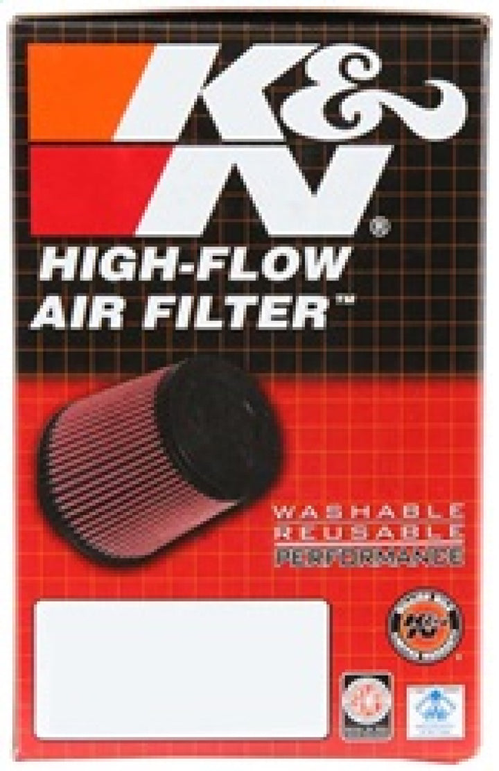 K&N Universal Clamp-On Air Filter 2-7/16in FLG / 3-1/2in OD / 6in H - Bull Strap