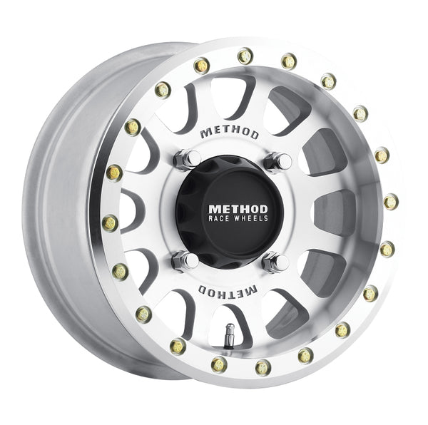 Method MR401 UTV Beadlock 14x7 / 5+2/38mm Offset / 4x136 / 106mm CB Machined - Raw Wheel - Bull Strap