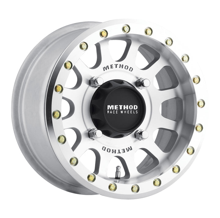 Method MR401 UTV Beadlock 14x7 / 5+2/38mm Offset / 4x136 / 106mm CB Machined - Raw Wheel - Bull Strap