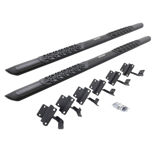 Go Rhino 15-21 Ford F-150 Vertex V3 - Sidestep + Brkts - Bull Strap