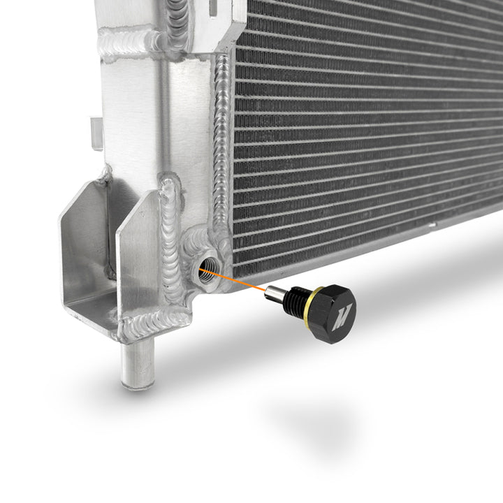 Mishimoto 2021+ Ford Bronco 2.3L/2.7L Performance Aluminum Radiator - Bull Strap