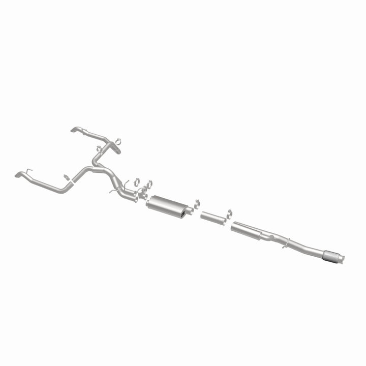 MagnaFlow 24-25 Chevrolet/GMC Silverado/Sierra 1500 ZR2/AT4X Overland Series Cat-Back Exhaust System - Bull Strap