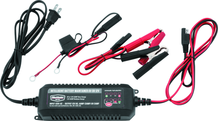 BikeMaster Intelligent Battery Charger - Bull Strap