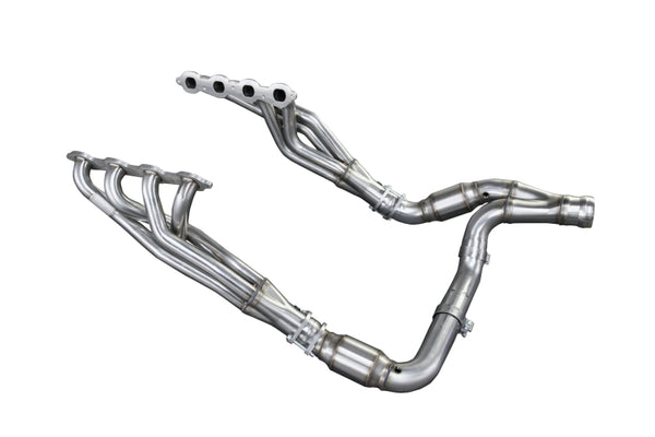 Kooks 19-22 Chevrolet Silverado 1500 6.2L 1-7/8 x 3 Header & Catted Y-Pipe Kit - Bull Strap
