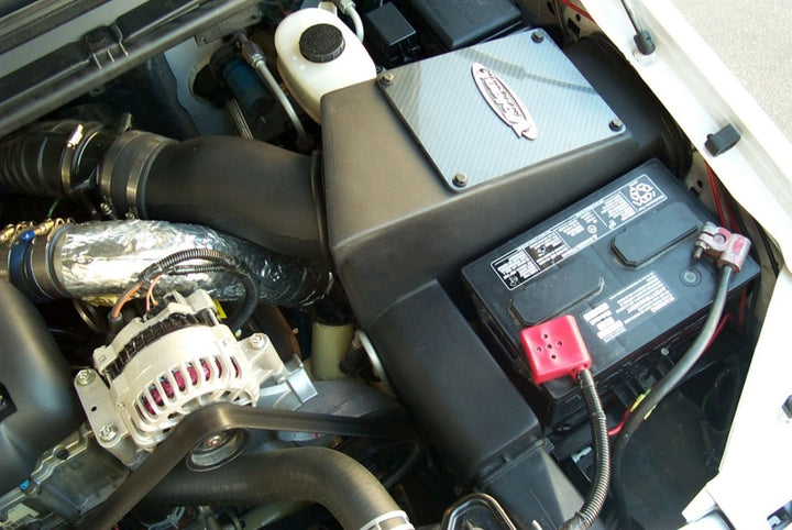Volant 99-03 Ford Excursion 7.3 V8 Primo Closed Box Air Intake System - Bull Strap