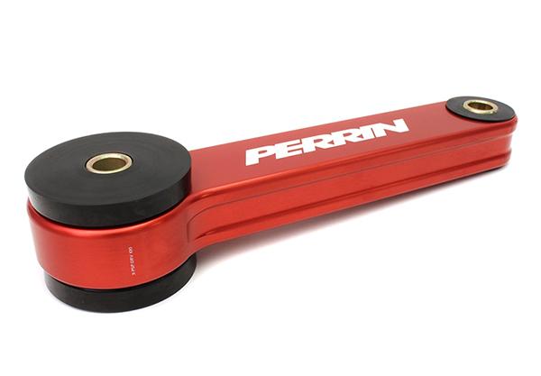 PERRIN 93-25 Subaru WRX/STI/Impreza/Crosstrek 09-25 Forester/Legacy Pitch Stop Mount - Red - Bull Strap