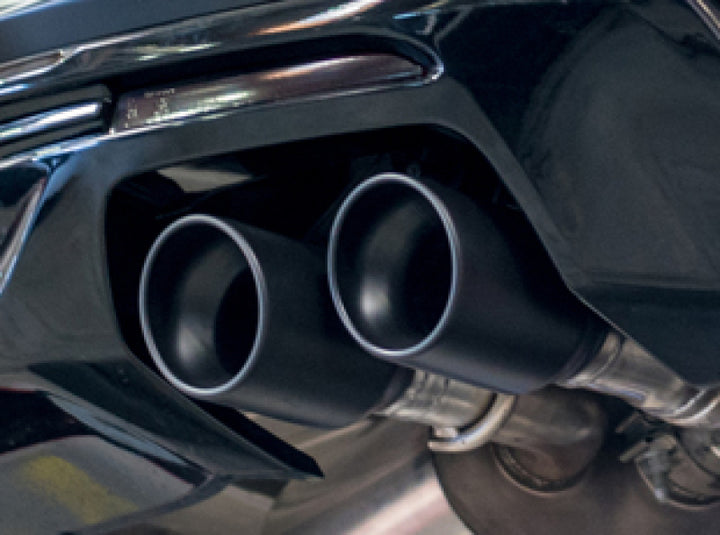 Borla 15-19 Subaru WRX/STI 2.5L Turbo 3in S-Type Catback Exhaust - 2.5in Black Chrome Tips - Bull Strap