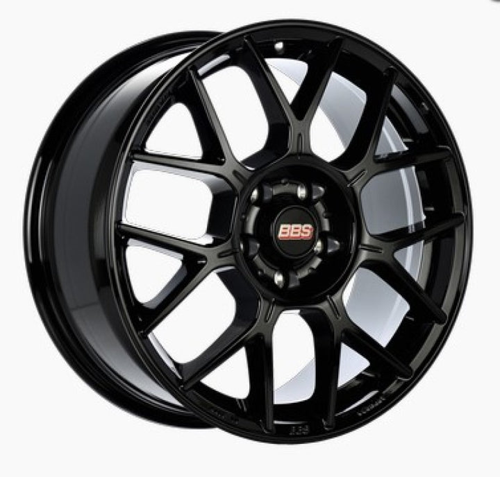 BBS XR 18x8 5x112 ET44 Black Gloss Wheel -82mm PFS/Clip Required - Bull Strap