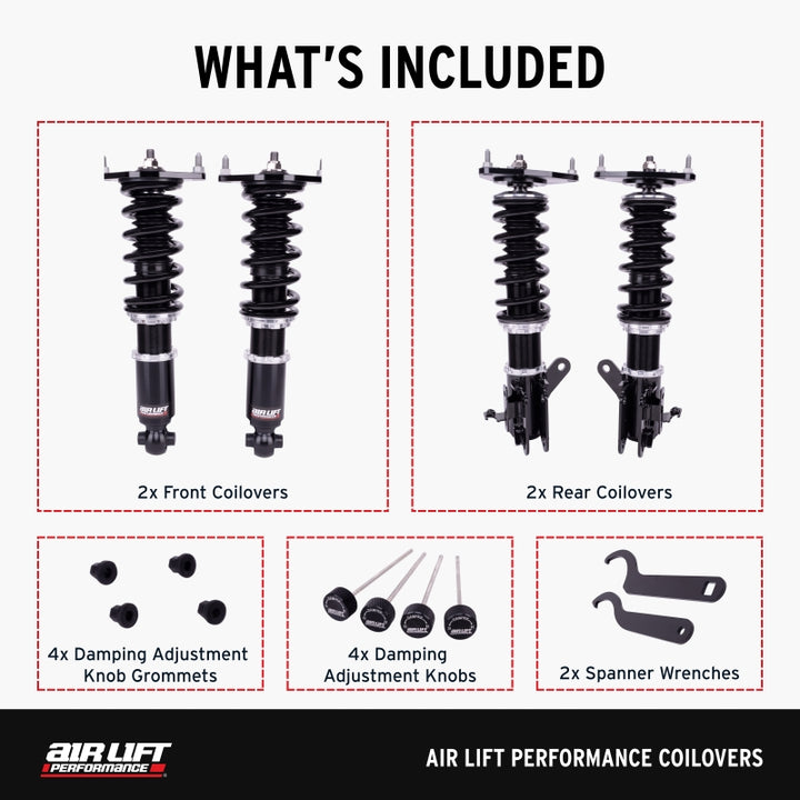 Air Lift Performance 20-24 Toyota GR Supra / 19-24 BMW Z4 (G29) Coilover Kit - Bull Strap