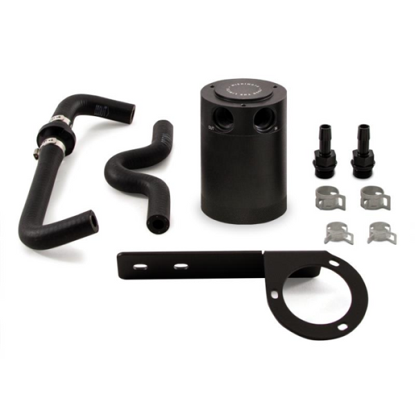 Mishimoto 2017+ Honda Civic Type R Baffled Oil Catch Can Kit - Black - Bull Strap