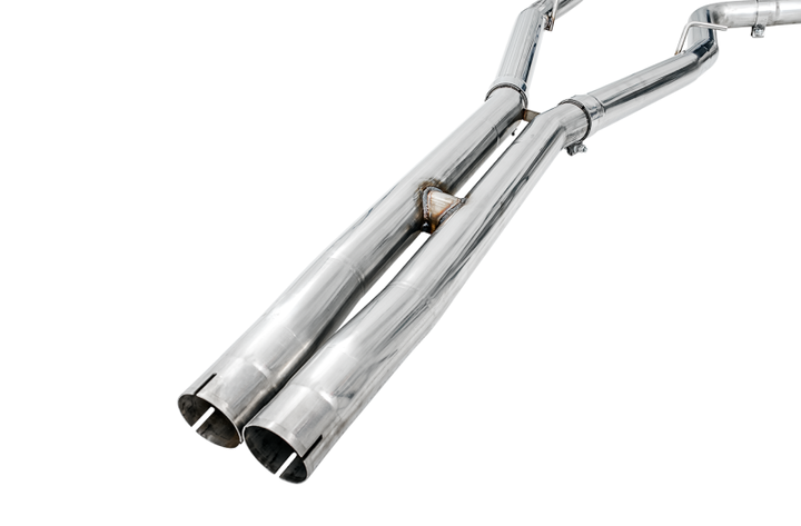 AWE Tuning 2015+ Dodge Charger 6.4L/6.2L SC Non-Resonated Touring Edition Exhaust - Silver Tips - Bull Strap