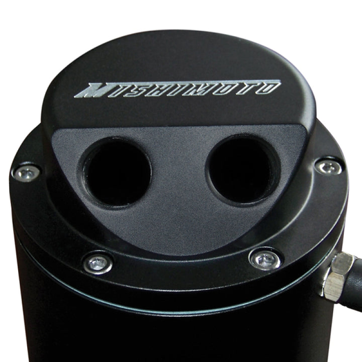 Mishimoto Black Oil Catch Can - Bull Strap