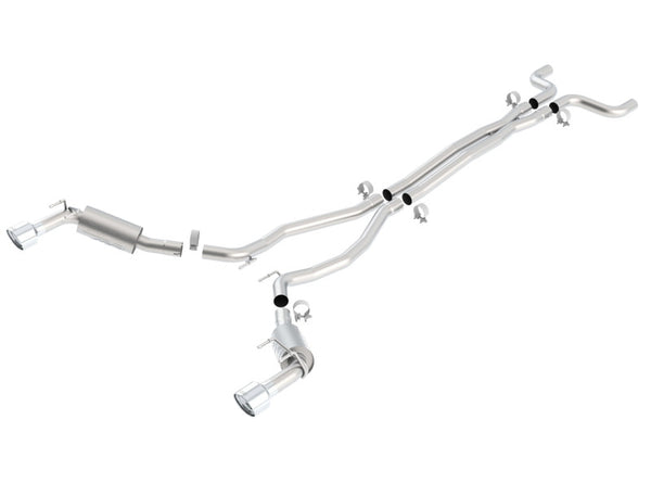 Borla 10-13 Chevy Camaro SS 6.2L 8cyl Aggressive Catback Exhaust - Bull Strap