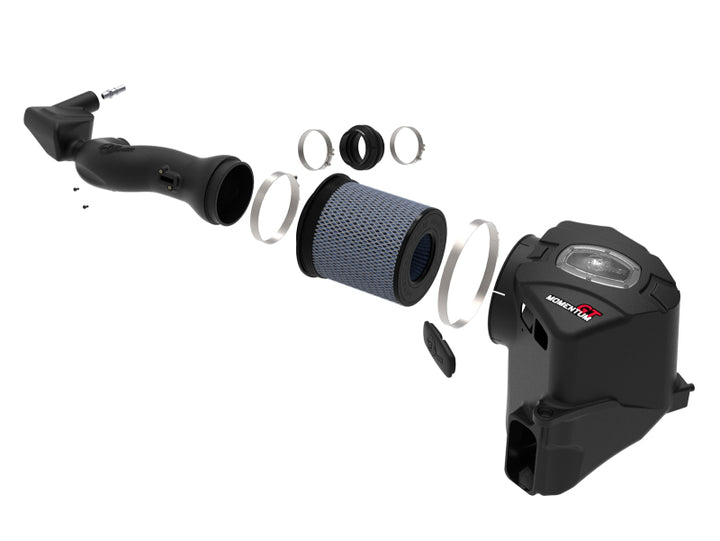 aFe Momentum GT Pro 5R Cold Air Intake System 2019 GM Silverado/Sierra 1500 V6-4.3L/V8-5.3/6.2L - Bull Strap