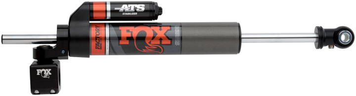 Fox 2007+ Jeep JK 2.0 Factory Series ATS Steering Stabilizer 22.15in Ext L - Orange Heritage Logo - Bull Strap