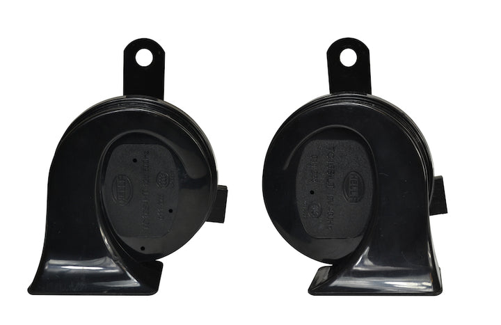 Hella 12V Twin Trumpet Horn Kit with Bracket - Toyota - Bull Strap