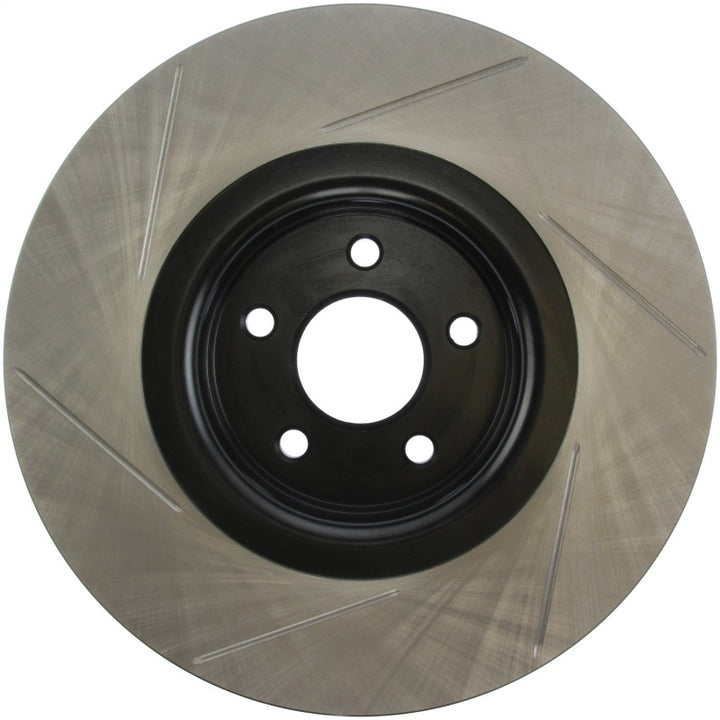 StopTech 14.5+ Ford Focus ST Front Left Slotted Performance Rotor - Bull Strap