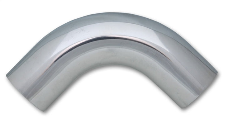 Vibrant 2in O.D. Universal Aluminum Tubing (90 degree bend) - Polished - Bull Strap