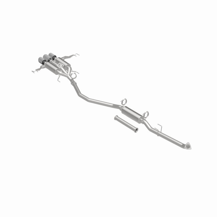 MagnaFlow 2023+ Honda Civic Type R SPEQ Series Cat-Back Perf Exhaust System w/ CF Tips - Bull Strap