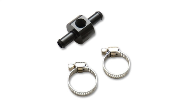 Vibrant Inline Barbed Union for 5/16in ID Hose with 1/8in NPT Port - Bull Strap
