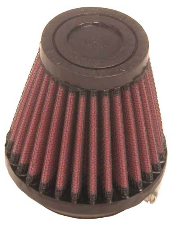 K&N Filter Universal Rubber Filter 2 inch Flange 3 1/8 inch Base, 2 inch Top, 3 inch Height - Bull Strap