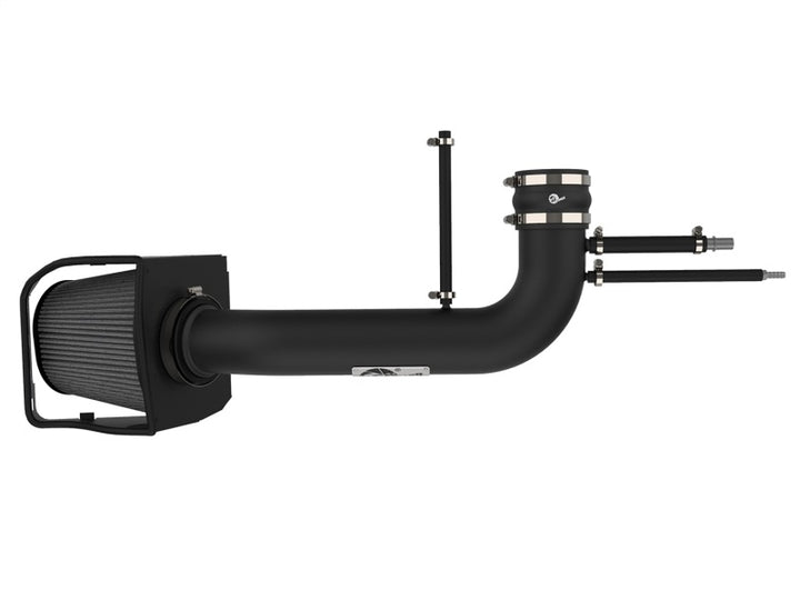 aFe Magnum FORCE Stage-2 Pro DRY S Cold Air Intake System 2017 Ford Superduty V8 6.2L - Bull Strap