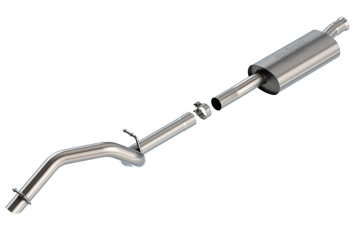 Borla 18-20 Jeep Wrangler JLU 2.0L I4 Climber Turn Down Exit Cat-Back Exhaust - Bull Strap