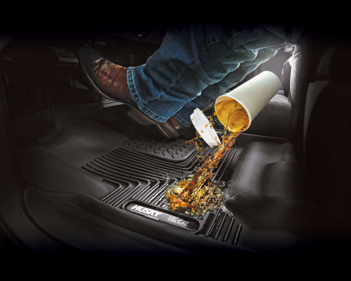 Husky Liners 2022 Acura MDX X-Act Contour 2nd Seat Floor Liner - Black - Bull Strap
