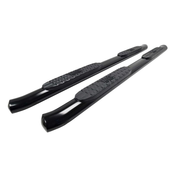Westin 24-25 Toyota Tacoma Double Cab PRO TRAXX 4 Oval Nerf Step Bars - Black - Bull Strap