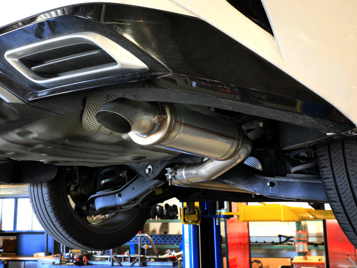 aFe 21-24 Kia K5 Takeda 2.5in 304 Stainless Steel Cat-Back Exhaust System - Bull Strap