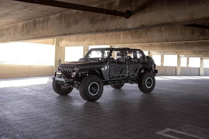 DV8 Offroad 07-23 Jeep Wrangler JK/JL & Gladiator JT FS-15 Series Front Bumper - Bull Strap