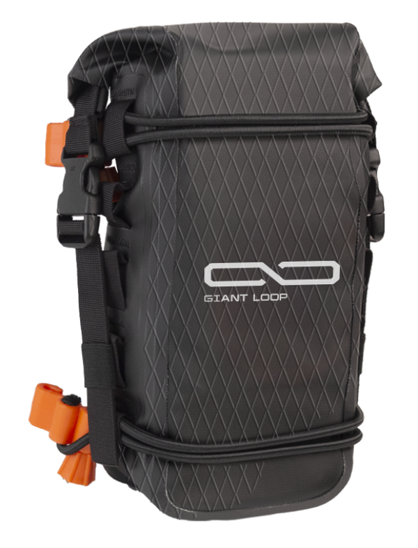Giant Loop Fender Bag/Number Plate Bag 3.5L - Black - Bull Strap