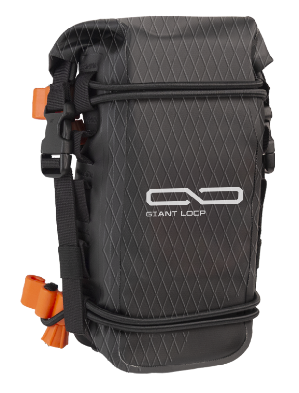 Giant Loop Fender Bag/Number Plate Bag 3.5L - Black - Bull Strap