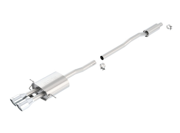 Borla 07-14 Mini Cooper S / Coupe S 1.6L Turbo FWD AT/MT Catback Exhaust - Bull Strap