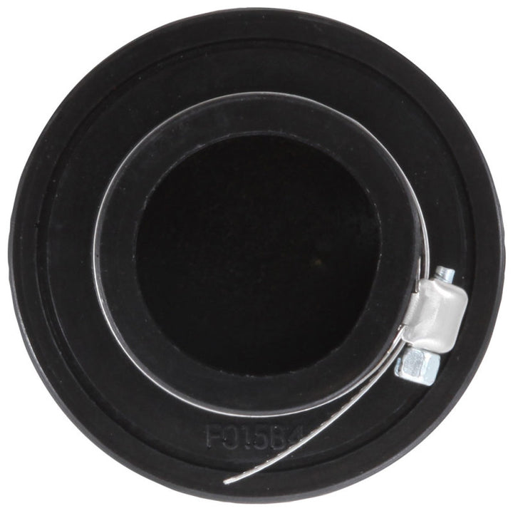 K&N 1.5in Flange ID x 3in OD x 2.5in H Rubber Base Crankcase Vent Filter - Bull Strap