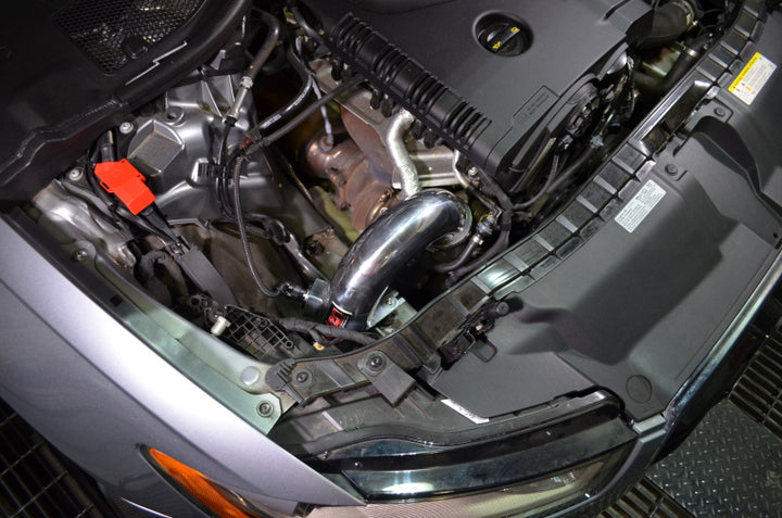 Injen 12-15 Audi A6 L4-2.0L Turbo SP Cold Air Intake System - Wrinkle Black - Bull Strap