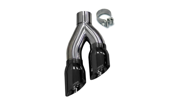 Corsa 1999-2006 Universal Stainless Steel Twin 4.0in Black PVD Pro-Series Tip - Bull Strap
