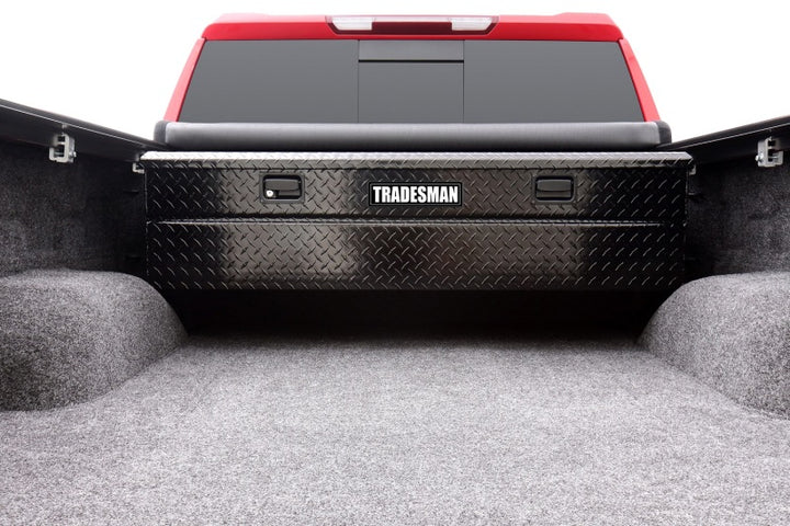 Tradesman Aluminum Flush Mount Truck Tool Box (56in.) - Black - Bull Strap