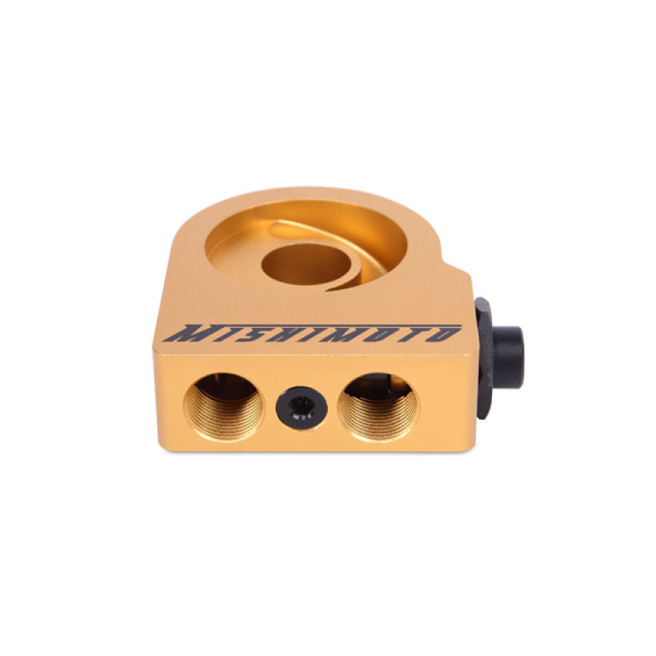 Mishimoto Thermostatic Gold M20 Oil Sandwich Plate - Bull Strap