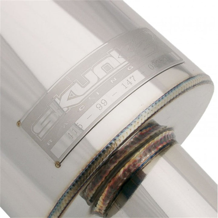 Skunk2 MegaPower RR 96-00 Honda Civic Hatchback (Japan SPEC) 76mm Exhaust System (Fab Work Reqd) - Bull Strap